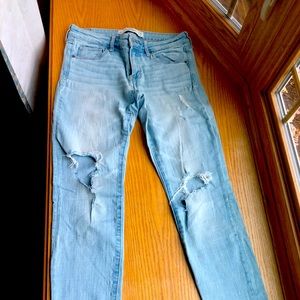 Abercrombie distressed jeans